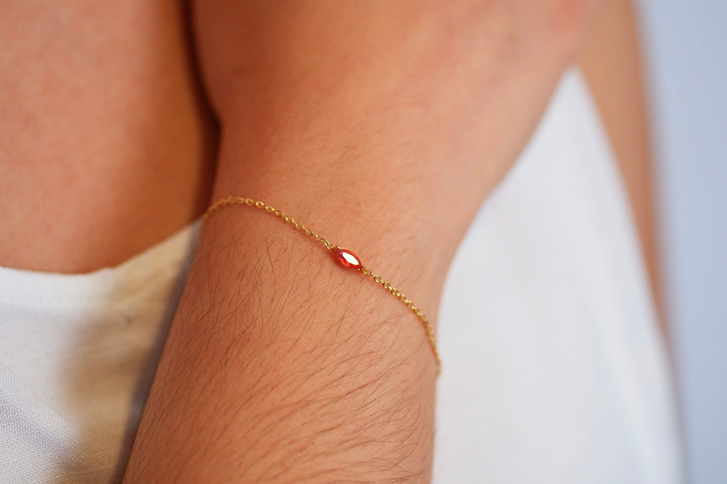 Pulsera Con Piedras De Nacimiento