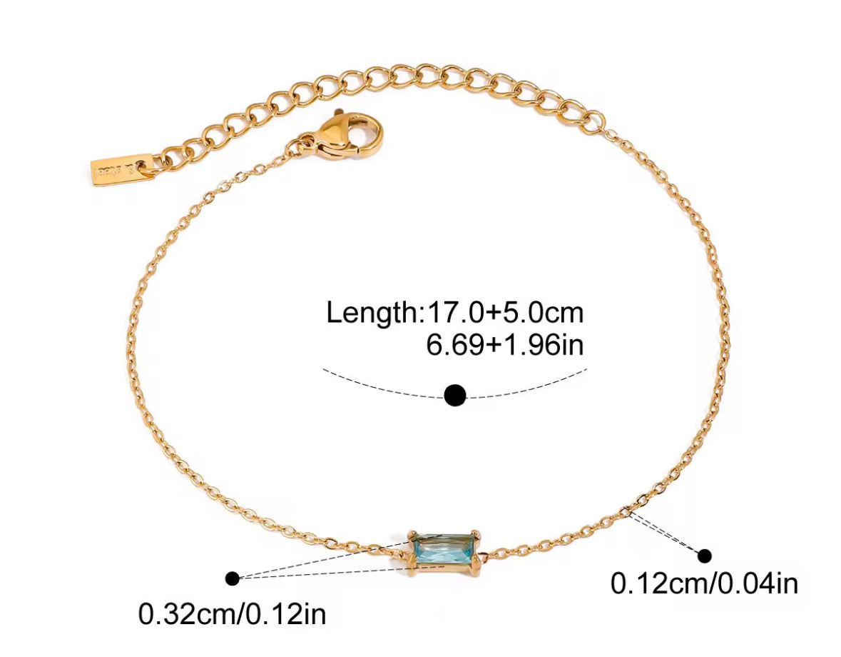 Pulsera Con Piedras De Nacimiento