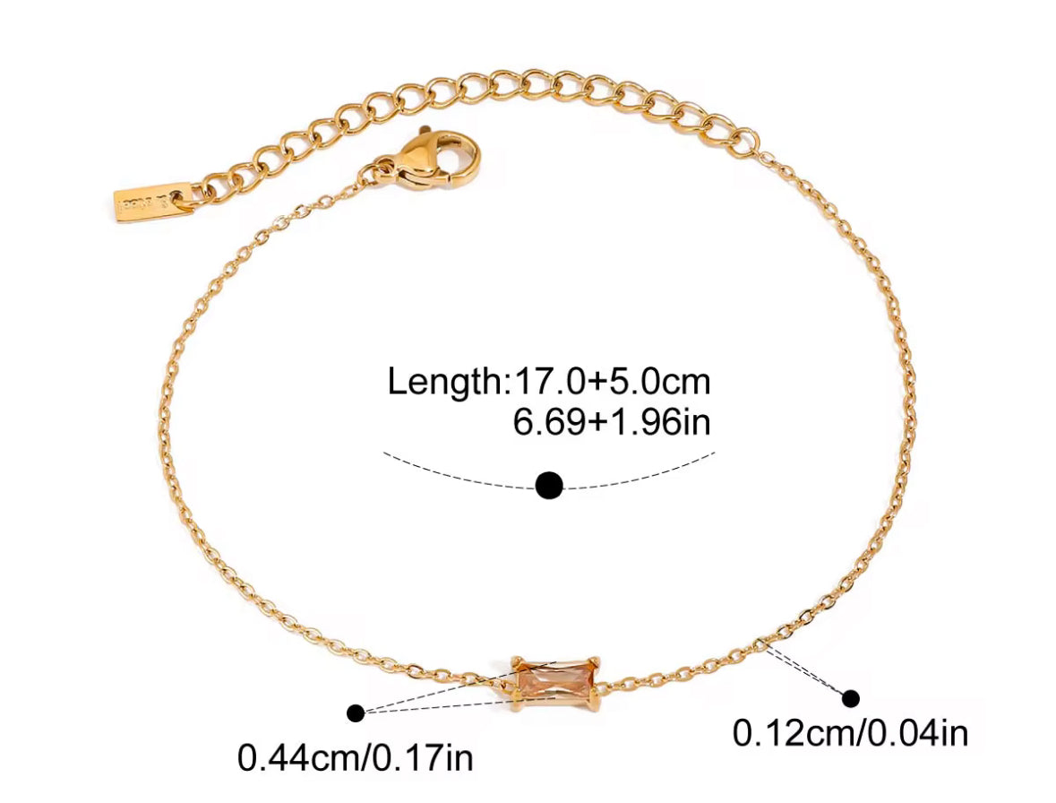 Pulsera Con Piedras De Nacimiento
