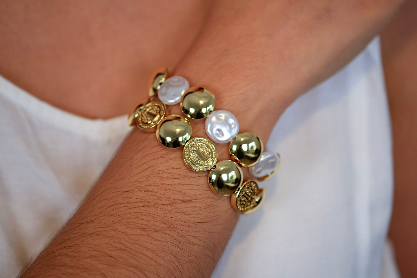 Set Triple anillo y pulseras de San Benito