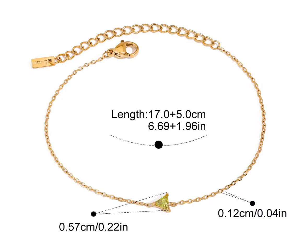 Pulsera Con Piedras De Nacimiento