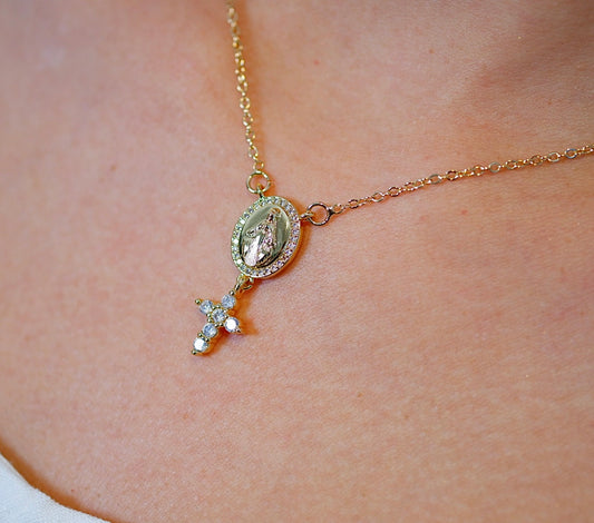 Collar Virgen Milagrosa 3