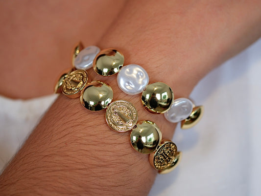 Set Doble Pulsera de San Benito